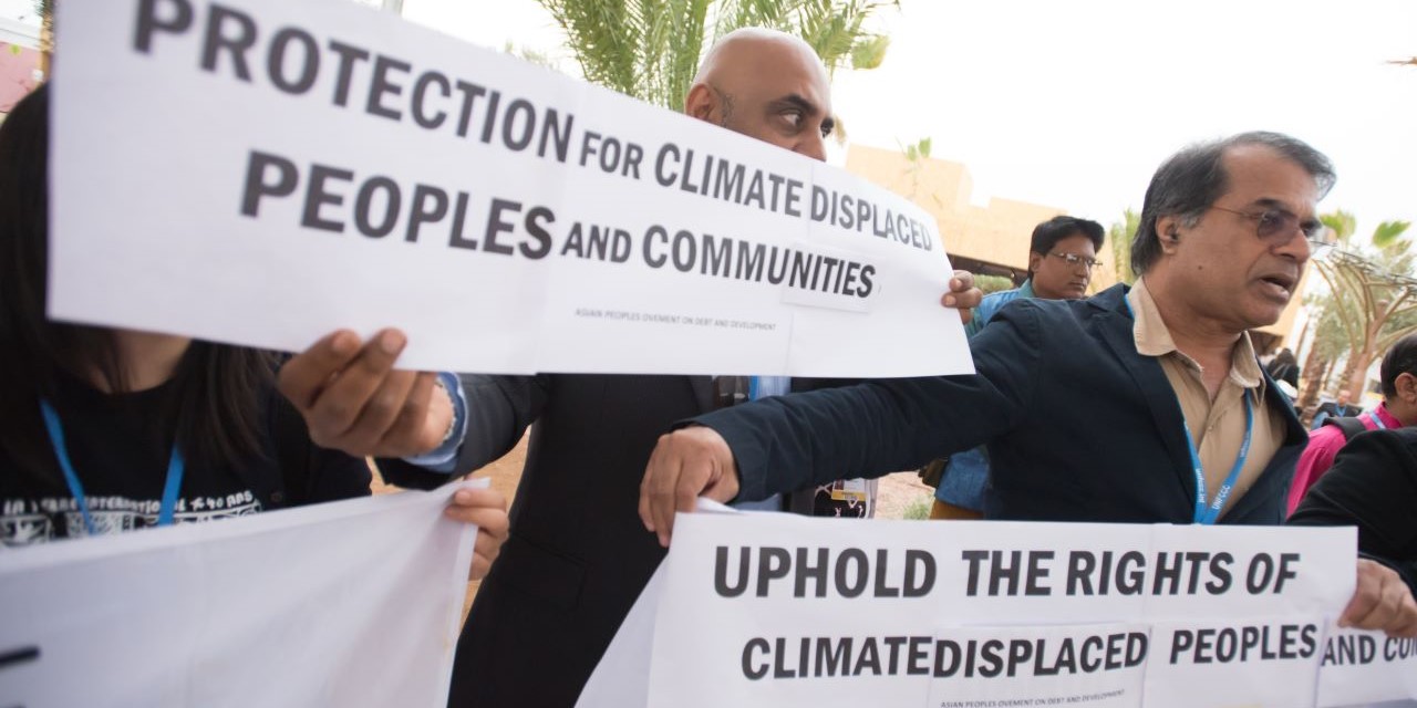 Climate Displaced people are not refugees. Photo Toda Peace Institute