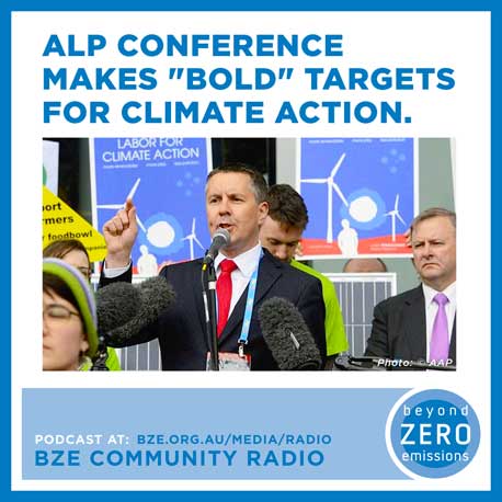 ALP Conference - bold targets for climate action 