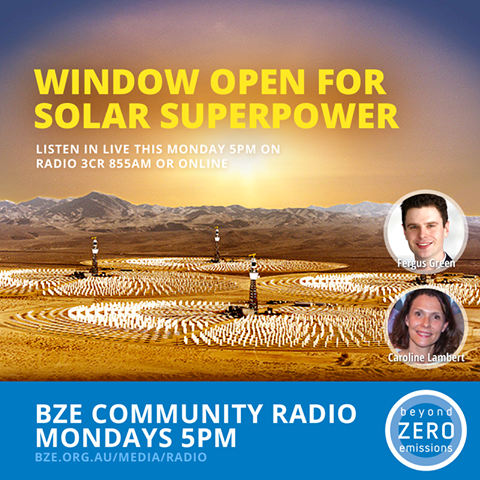 Window open for solar superpower