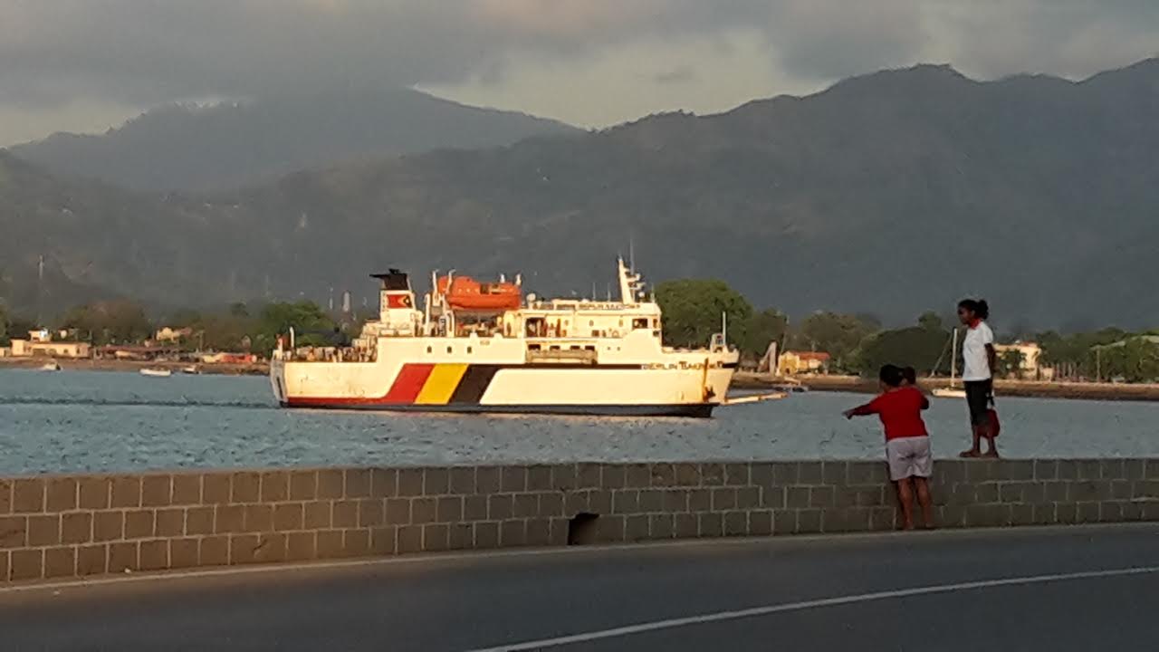 Ship in Dili harbour
