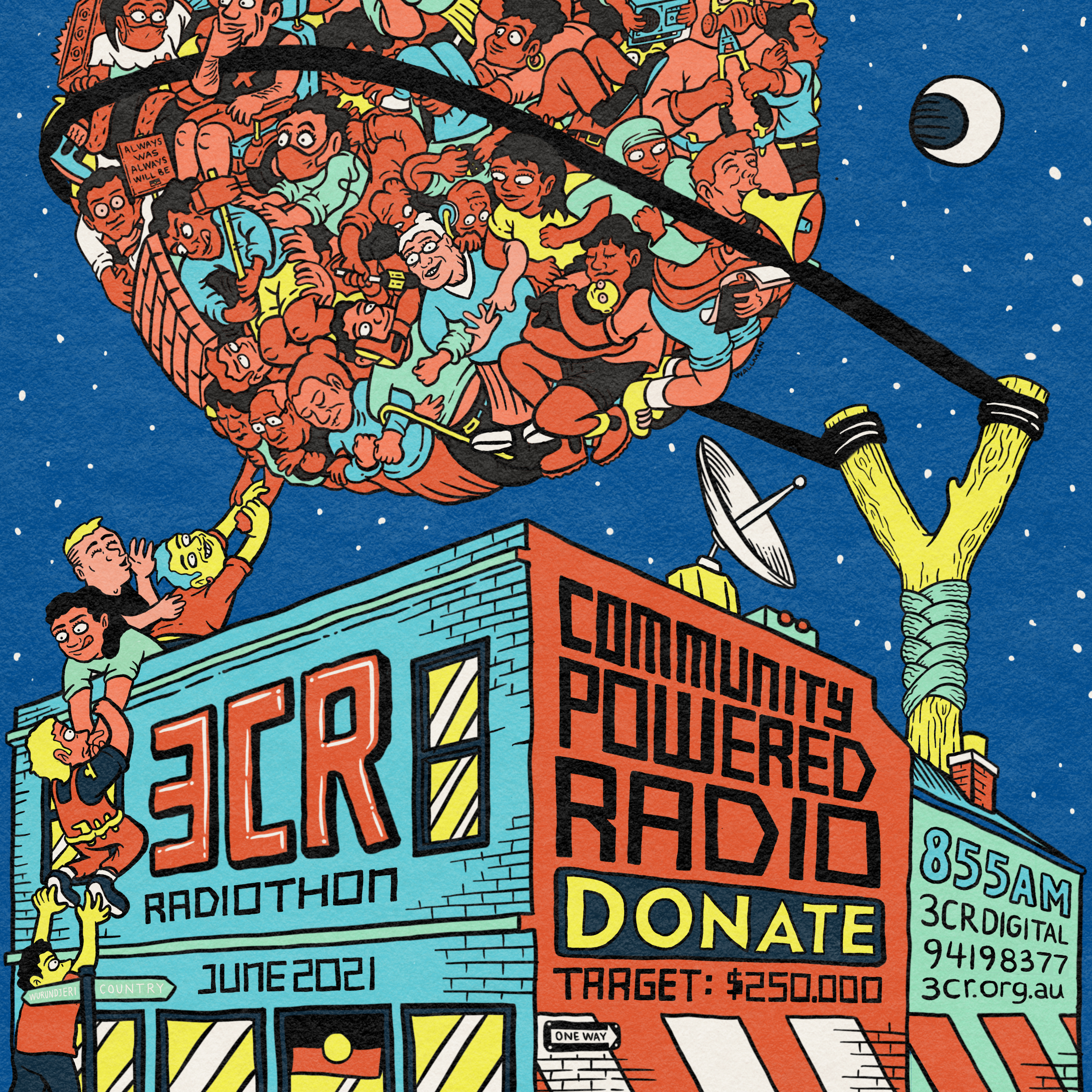 3cr radiothon artwork