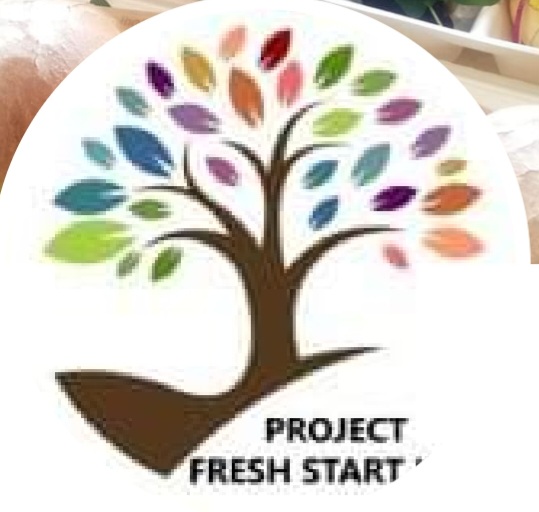 Project Fresh Start logo with tree and coloured leaves
