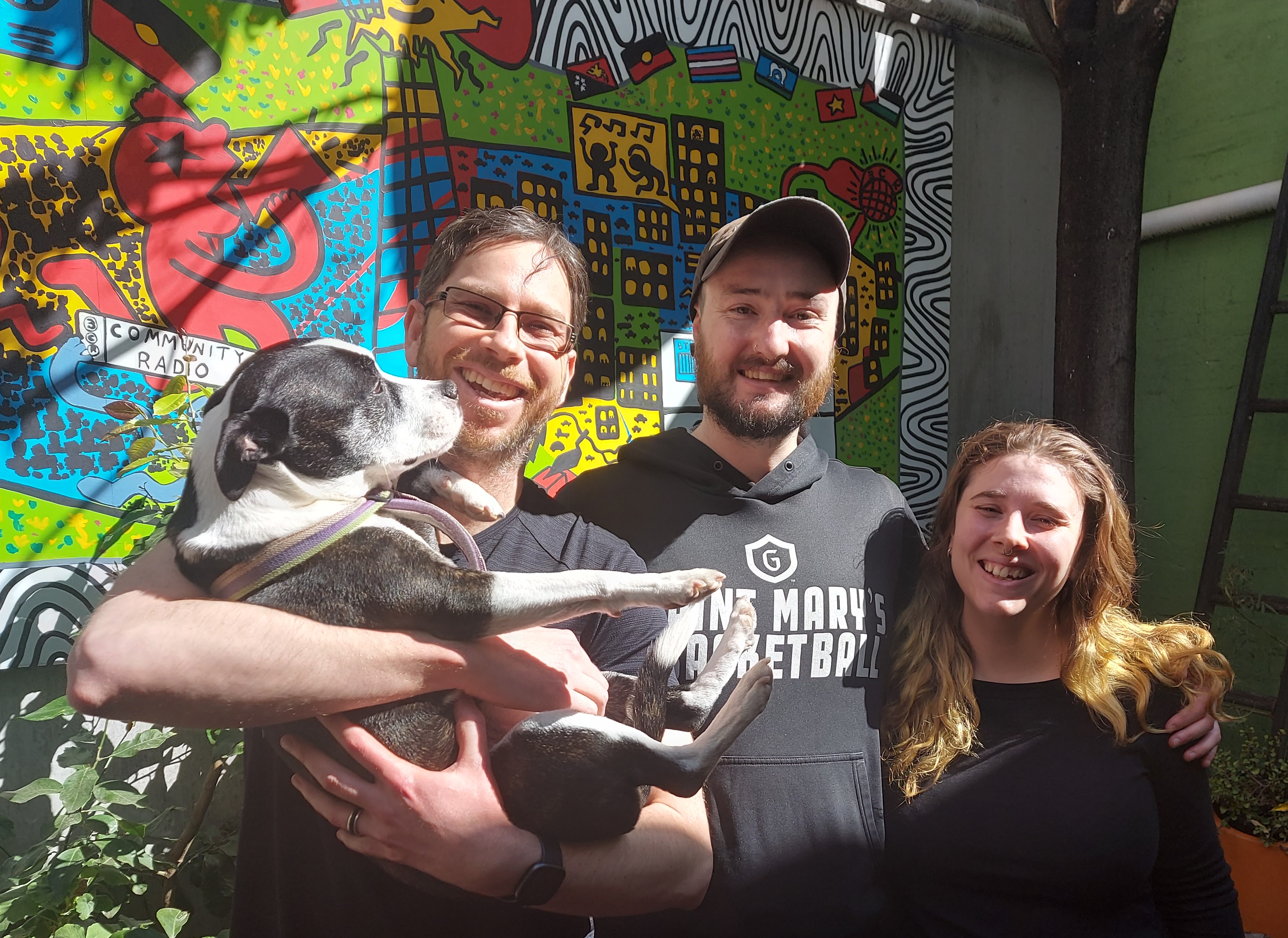 Photo of Moo Moo, Nick, Hayden and Lottie