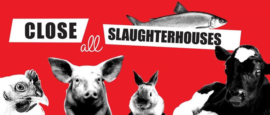 March To Close All Slaughterhouses Banner