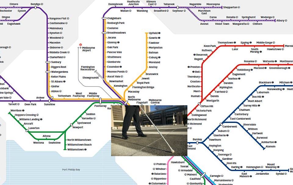 Accessible transport in Melbourne.