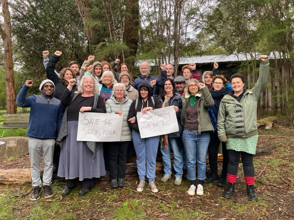 Friends of the Earth show solidarity with the campaign to save the Sepik river 