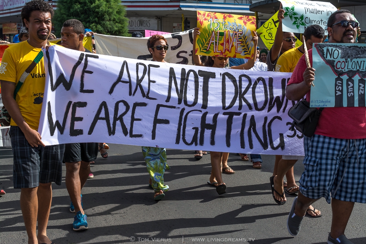 Global Climate March Suva, 2015. Image credit tomvierus.com