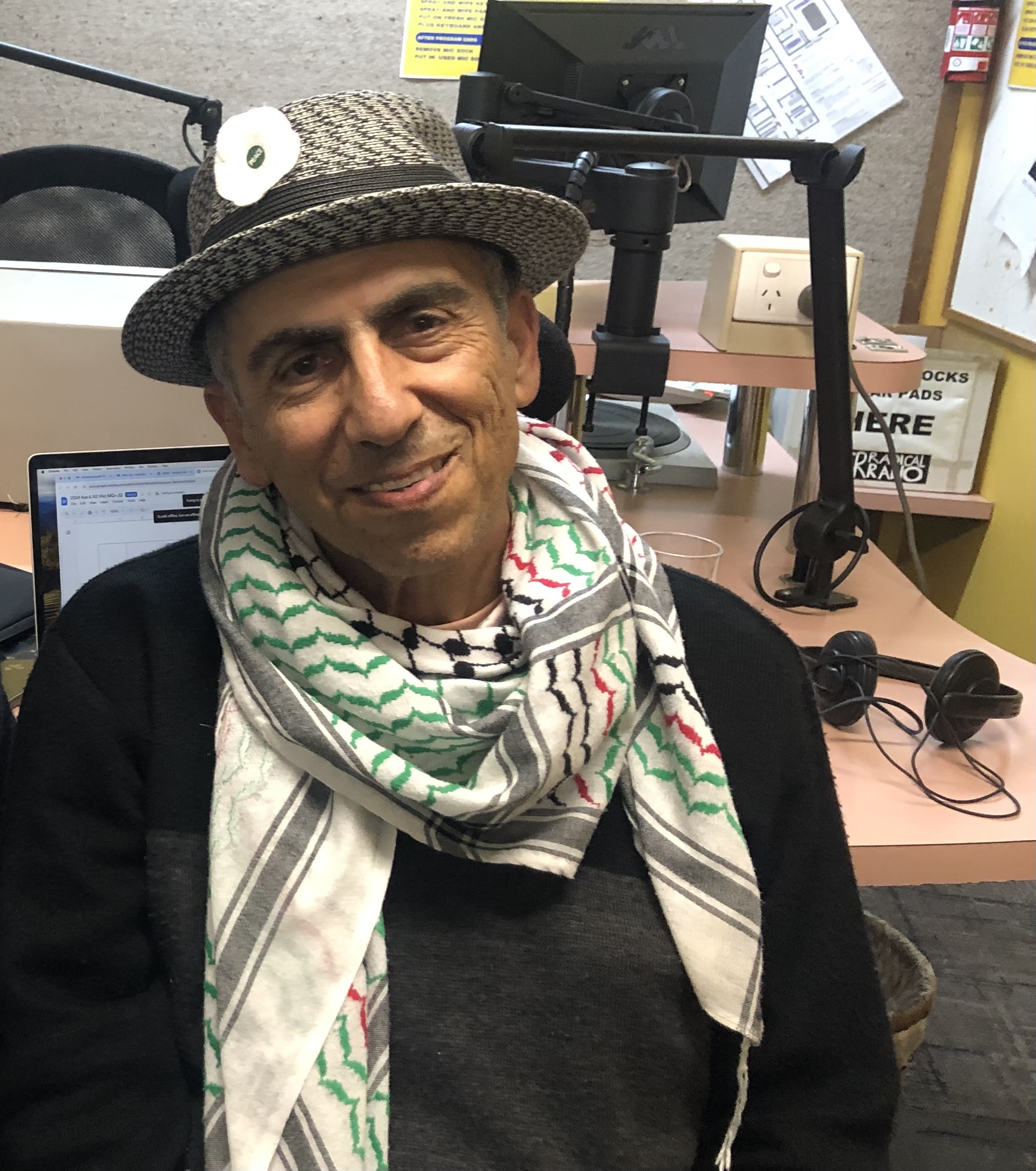 Mazin Qumsiyeh at 3CR Melbourne 