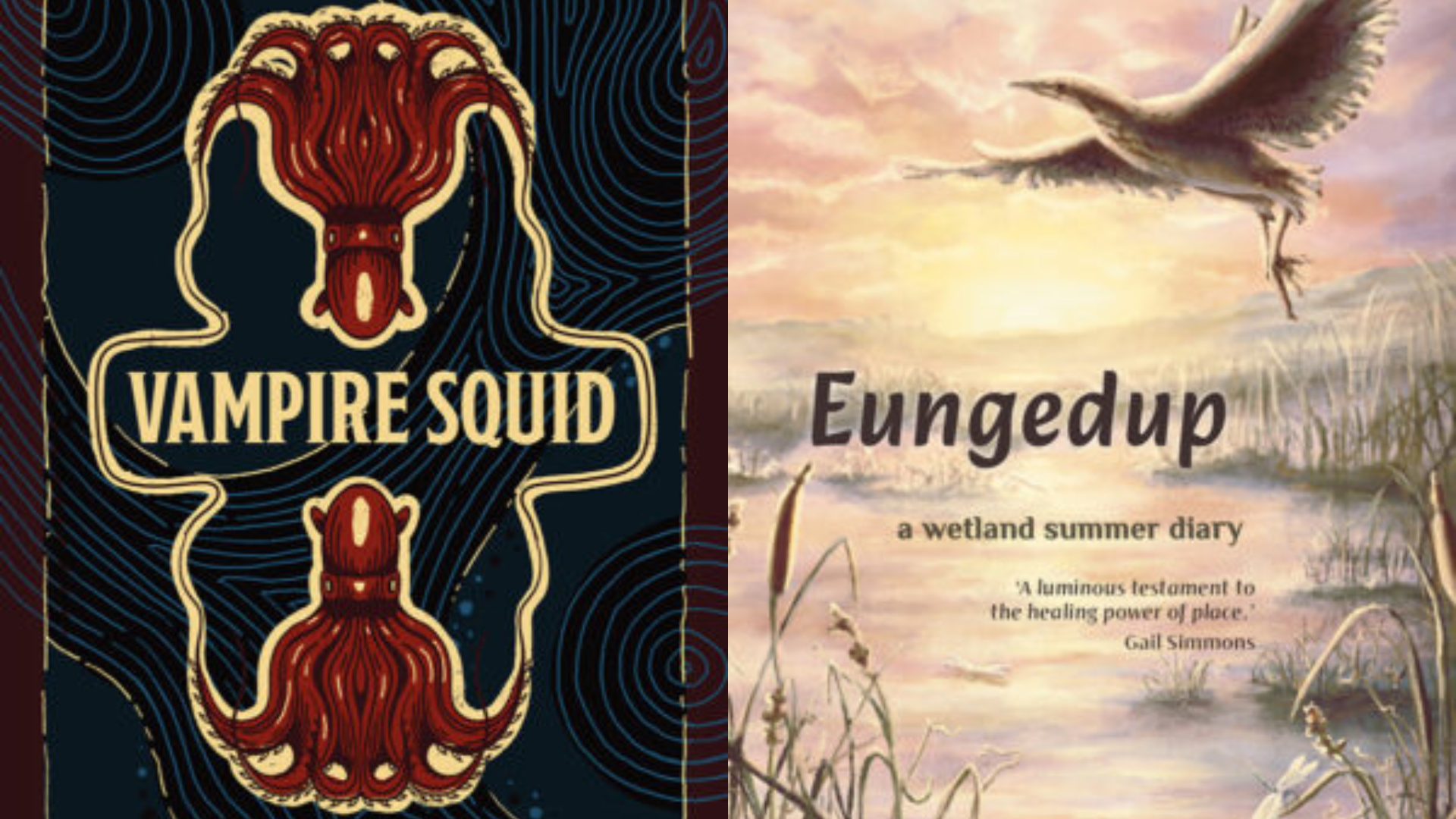 Banner image for Earth Matters episode 1545, featuring cover images from Eungedup and Vampire Squid