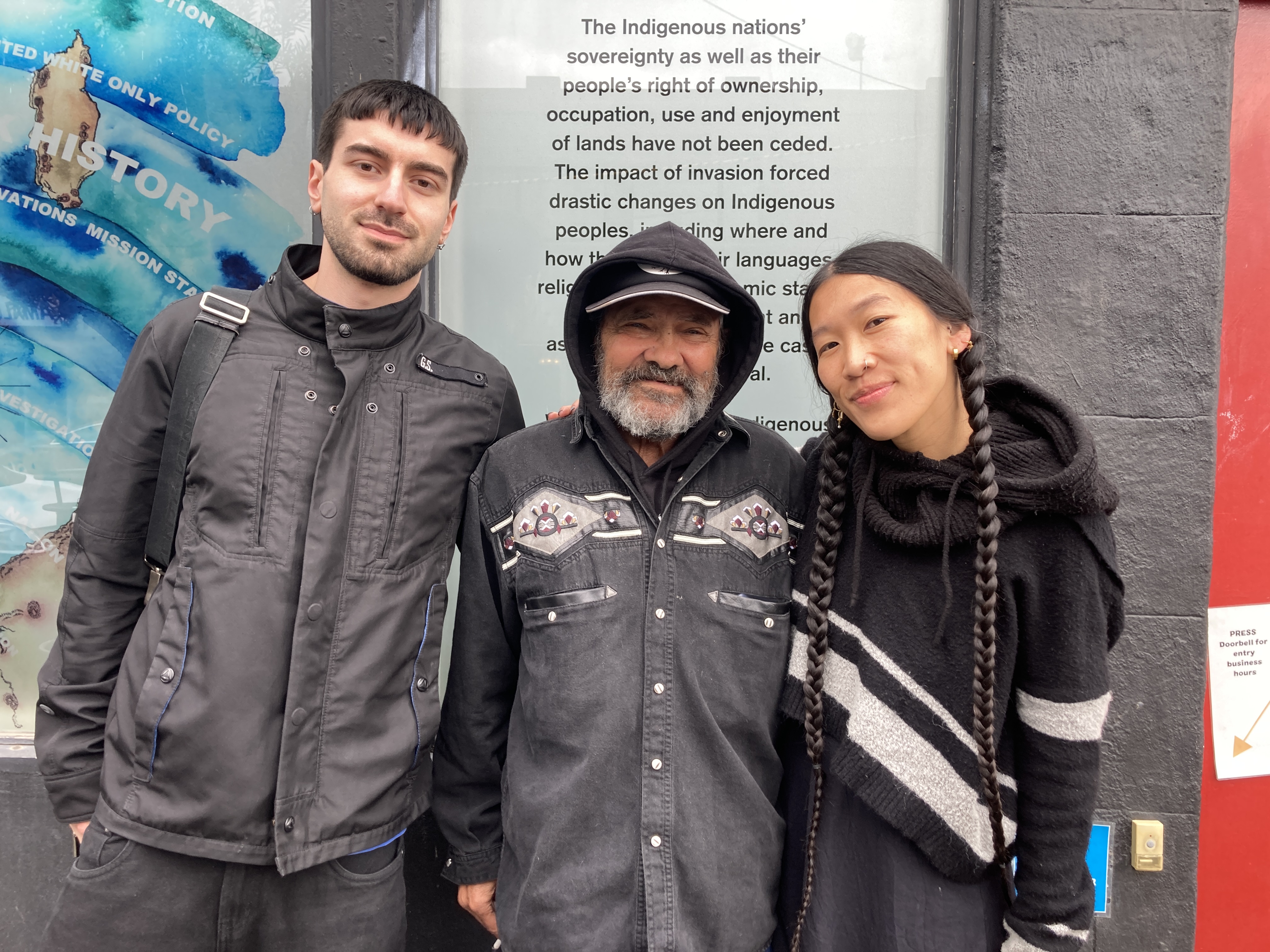 Hris, Robbie and RCoo at 3CR.