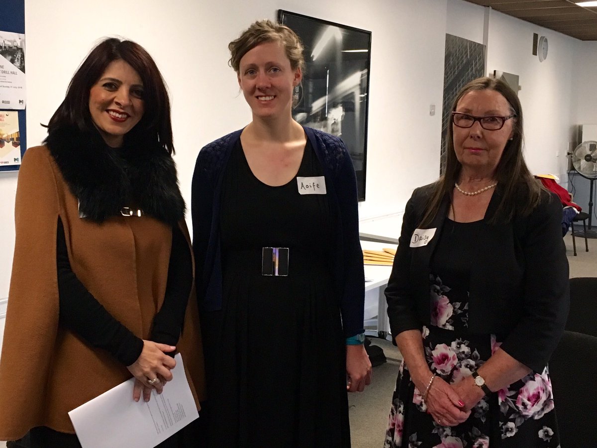 Left to right: Victorian Consumer Affairs Minister Marlene Kairouz, Researcher Aoife Cooke, and HAAG chair Daisy Ellery at the launch of the Independent Voices report