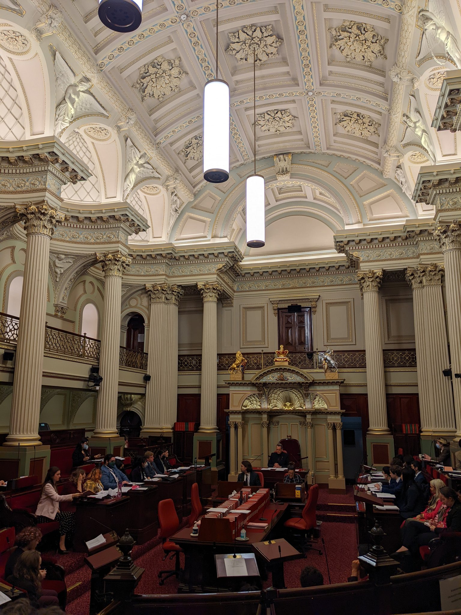 The Gender, Sexual, and Romantic Minorities Inclusive Education Bill 2022 being passed in the Legislative Council at the Vic Youth Parliament 2022
