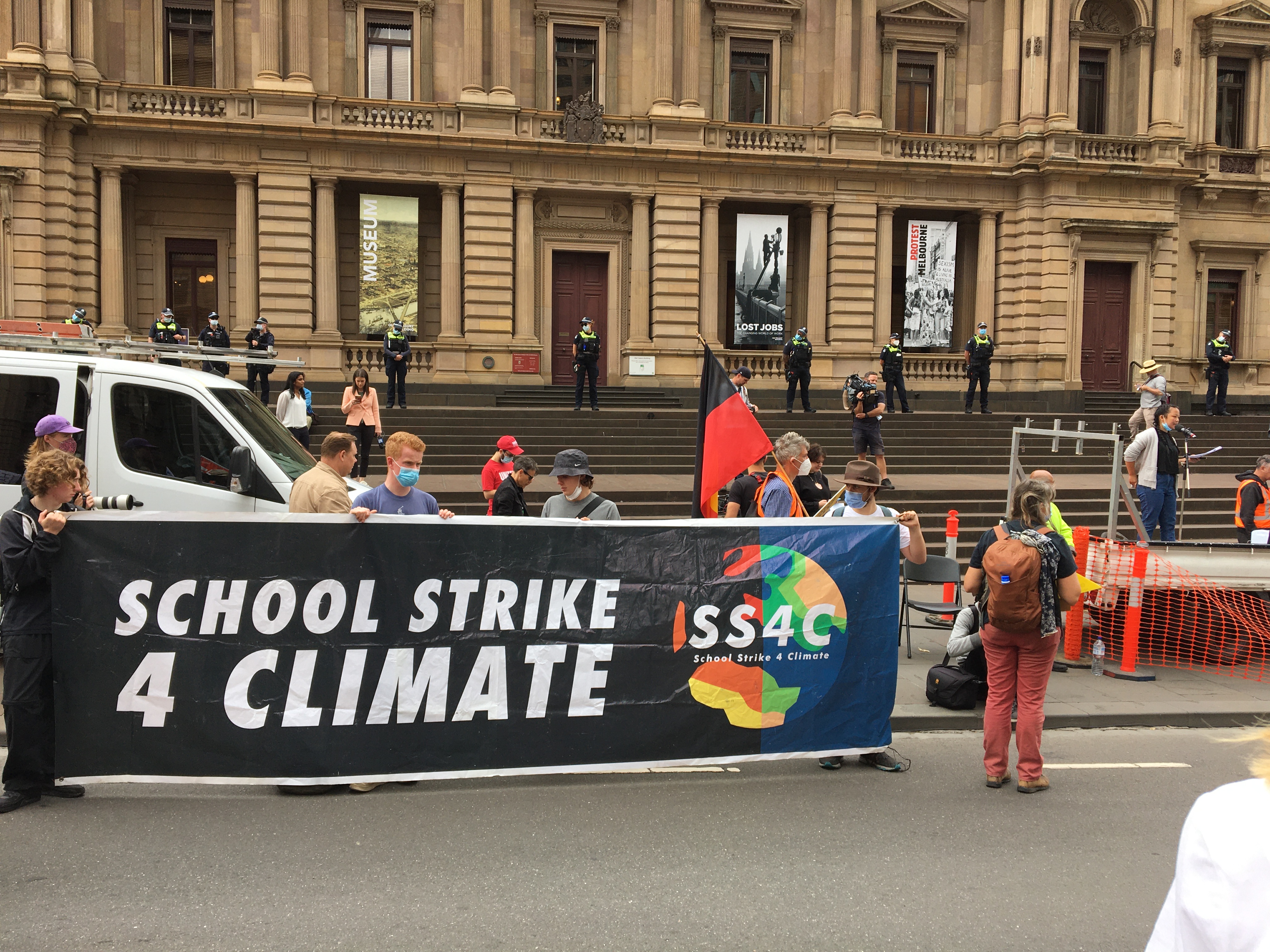 School Strike 4 Climate Naarm-Melbourne rally on Friday 25 March