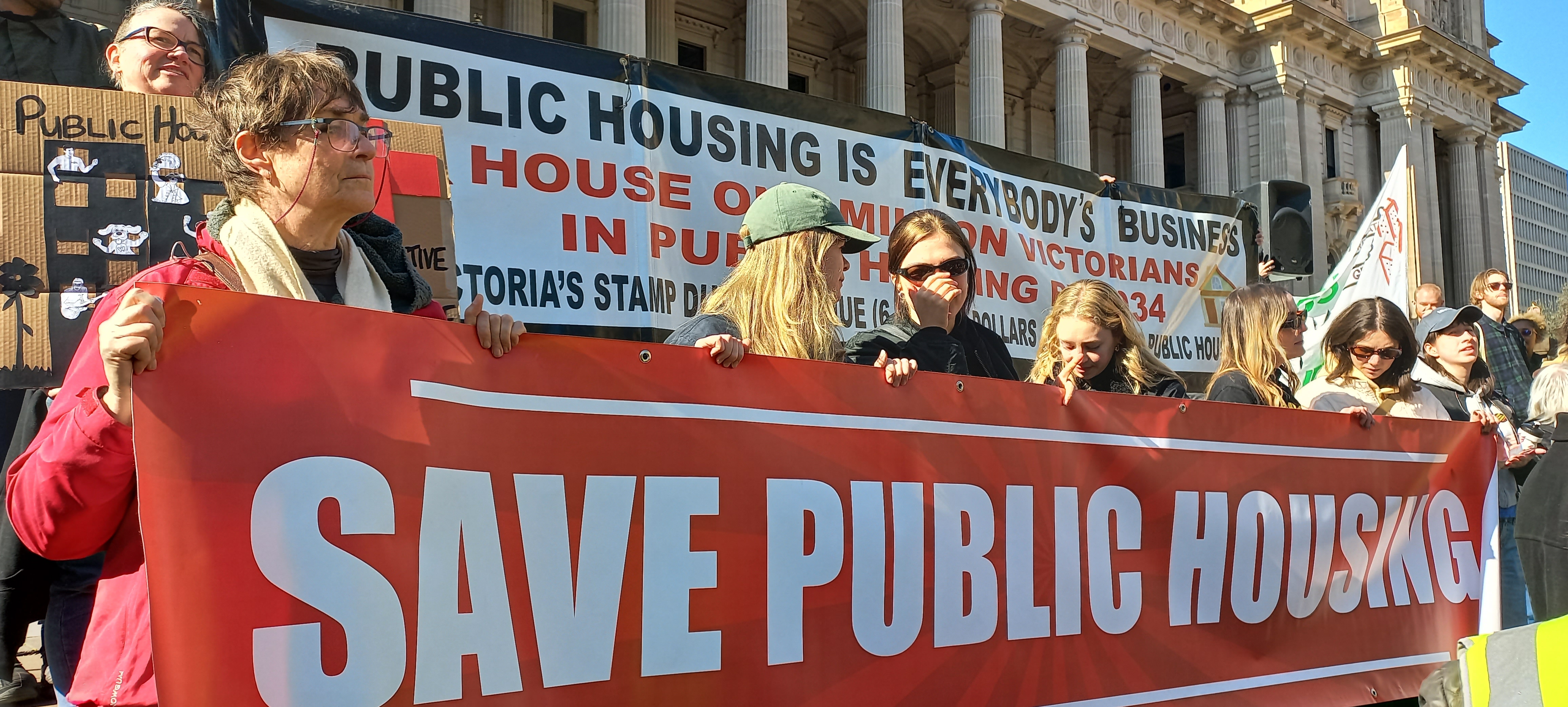 Save Public Housing Rally (Naarm 2-08-2025)