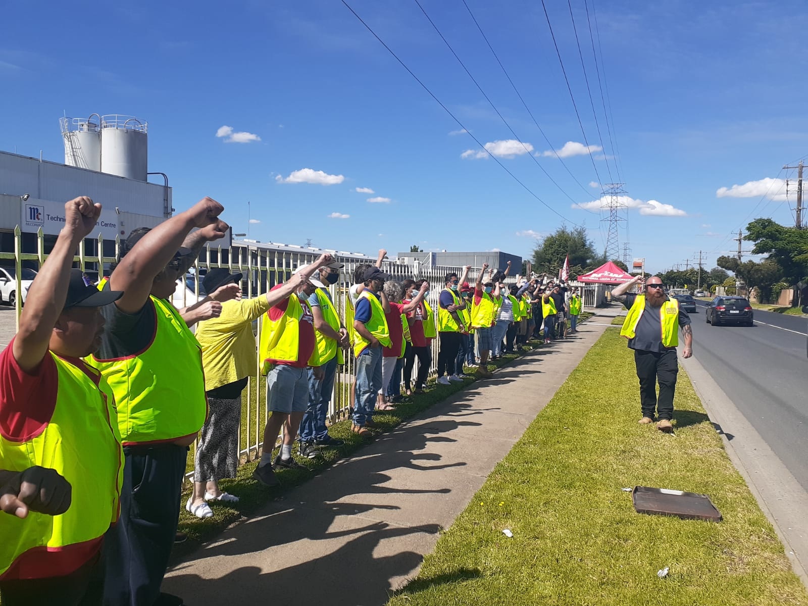 McCormick Workers stand strong
