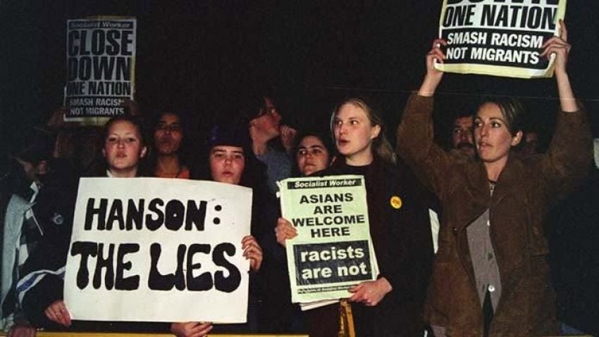 No to Hanson pic Green Left