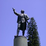 The contentious monument to James Cook in Syndney's Hyde Park