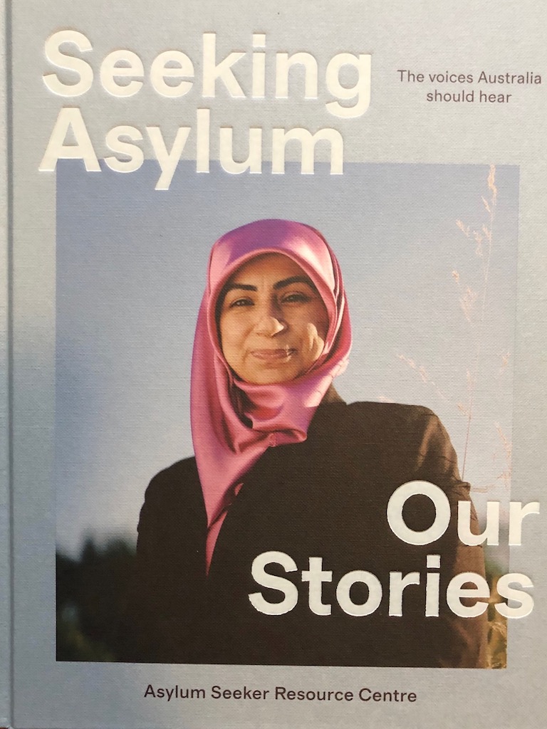 Ghofran Al-nasiri on the cover of Seeking Asylum: Our Stories
