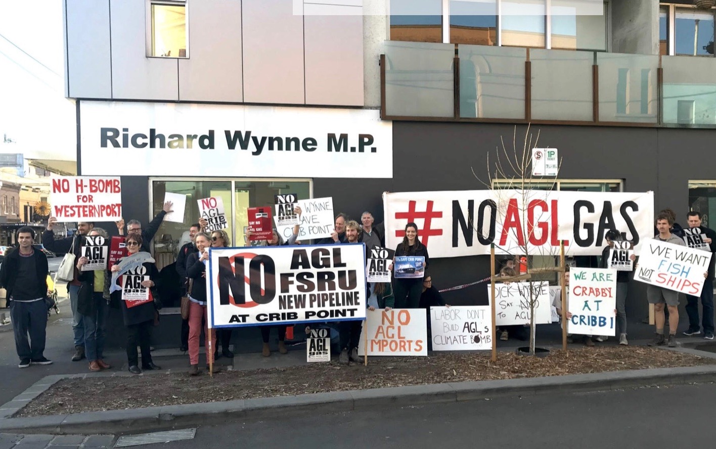 Save Westernport Campaigners in action: Photo courtesy of Julia Stockigt