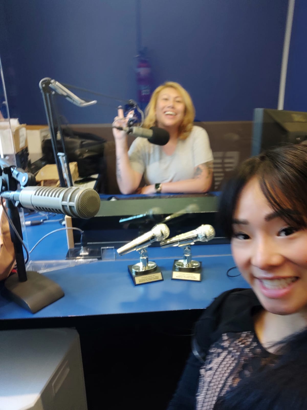 Kitty and Sasja in 3CR studios 