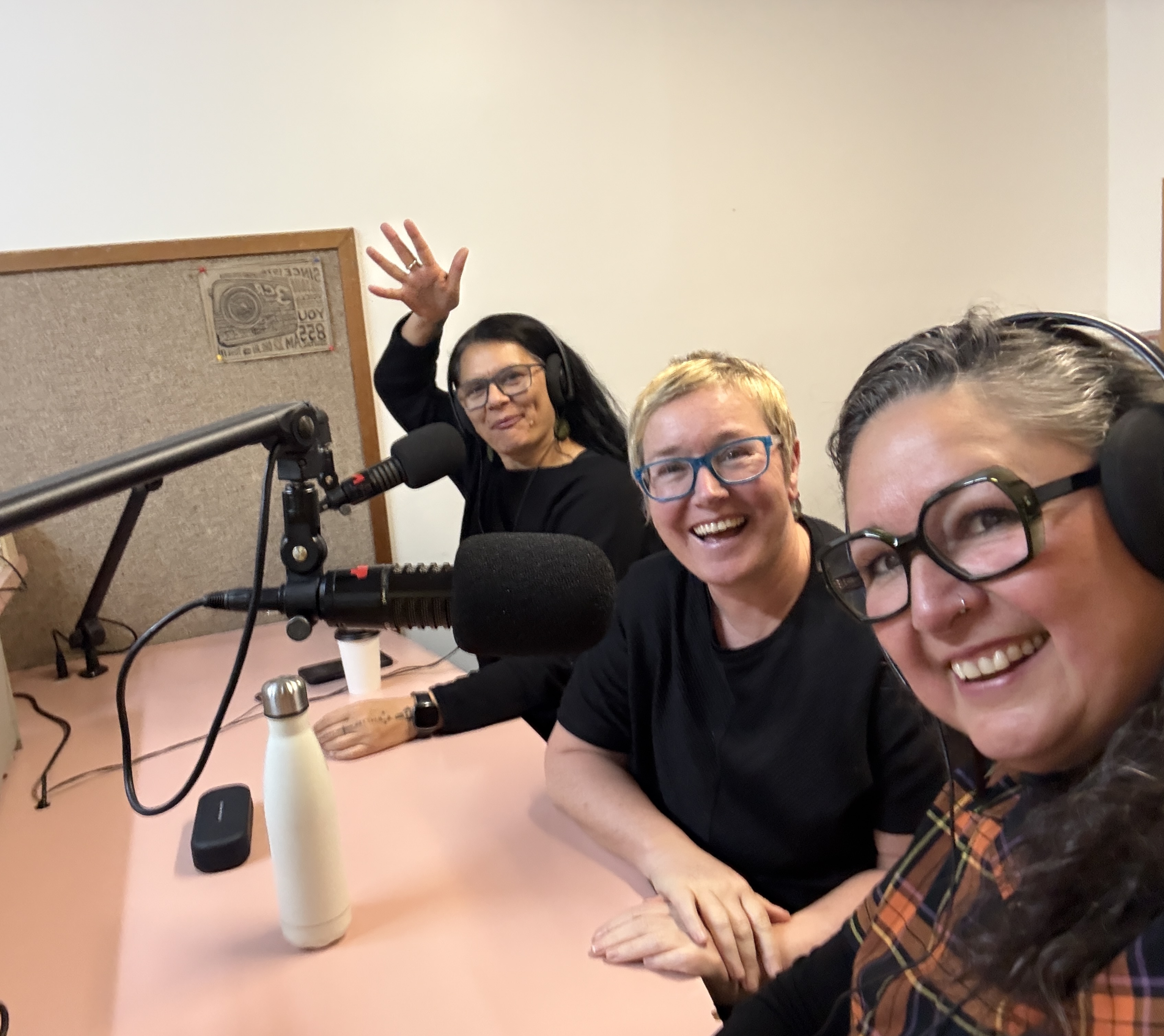Rachel Kirby, Gab Reade and Pilar Aguilera.