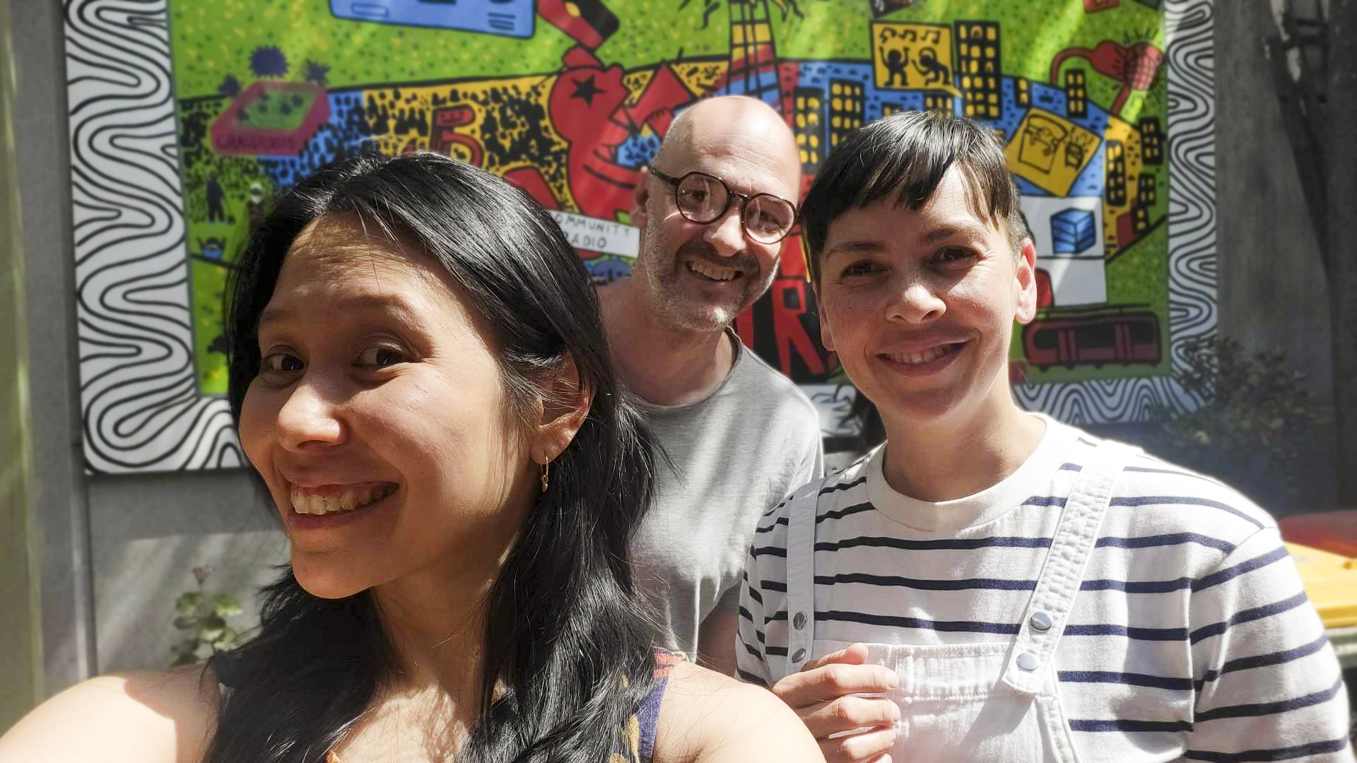 Celine, Eleanor, and Brendan 