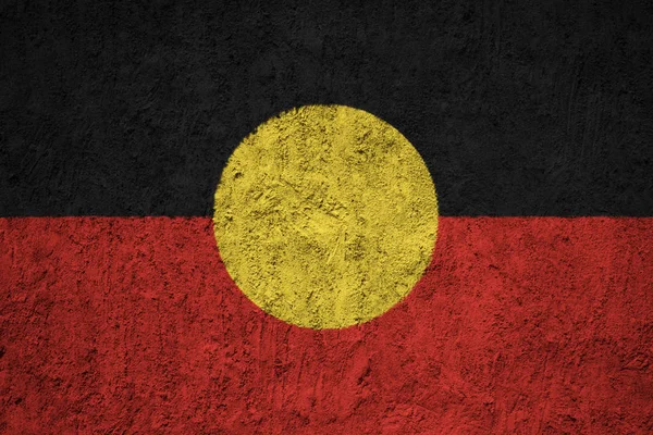 Aboriginal flag on a concrete wall (depositphotos.com)