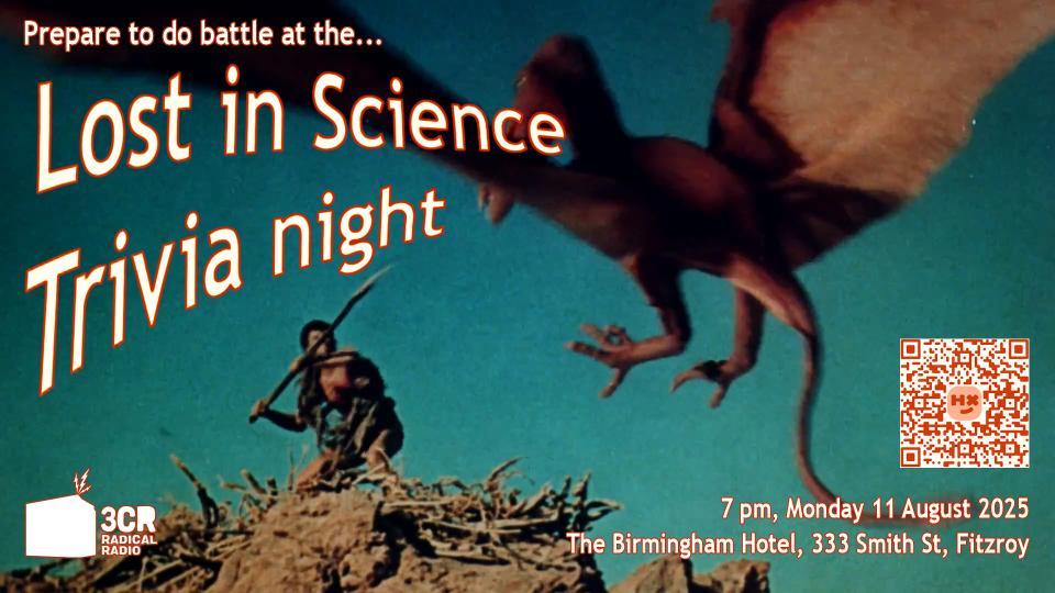 Lost in Science trivia night Monday 11 August 