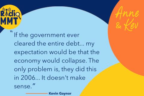If the government ever cleared the entire debt... my expectation would be that the economy would collapse. The only problem is, they did this in 2006... It doesn't make sense.