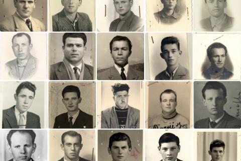 Photos of the 29 Italian men who died on the Snowy Scheme