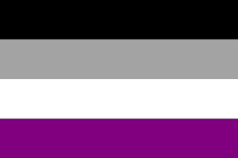ace flag horizontal black grey white purple stripes