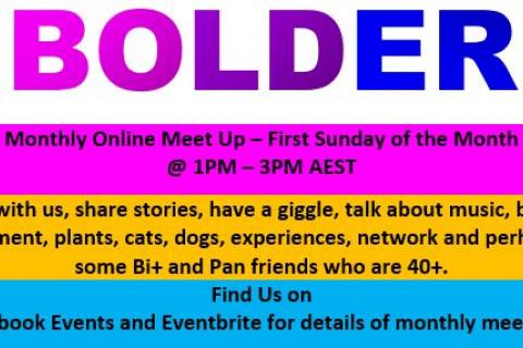 BOLDER in bi and pan colours with description