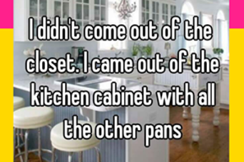 I came out of the kitchen with the other pans