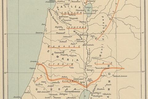 Map of Palestine 1928-1940