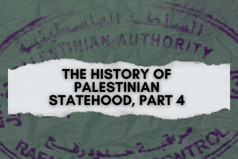 Background image: Palestinian Authority passport stamp (2015