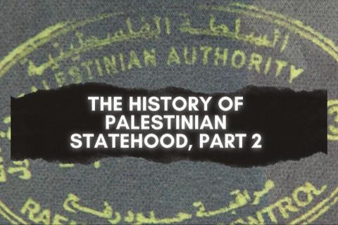 Background image: Palestinian Authority passport stamp (2015)