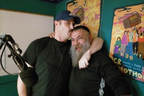 Woof Club DJs Scott Anderson, George Roussos