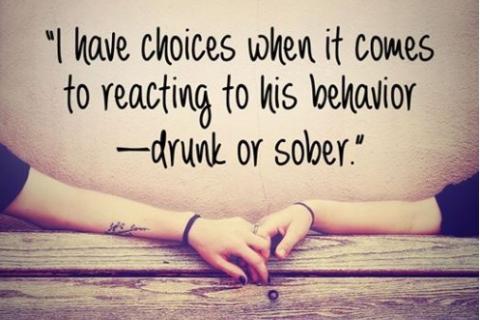 Living with alcoholism, discovering choices.