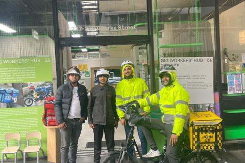 Gig Workers Hub, currently located at 227-229 Bourke Street, Melbourne. Image: Gig Workers Hub instagram