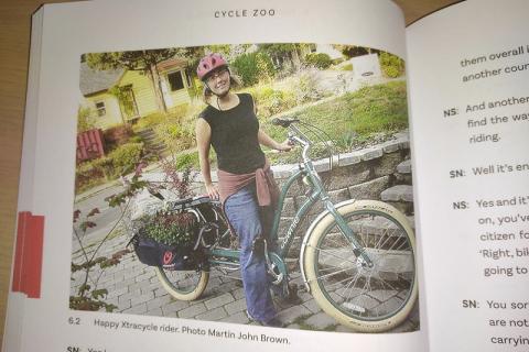 Happy Xtracycle rider. Photo: Martin John Brown, (Cycle Zoo, page 72)