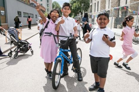 "The Healthy Streets Approach puts people and their health at the centre of decisions about design, management and use of public spaces" Image credit: Sustrans