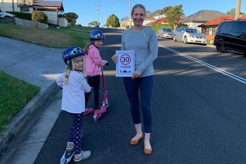 Lena Huda, 30 Please: a campaign to reduce speed limits on Australian streets