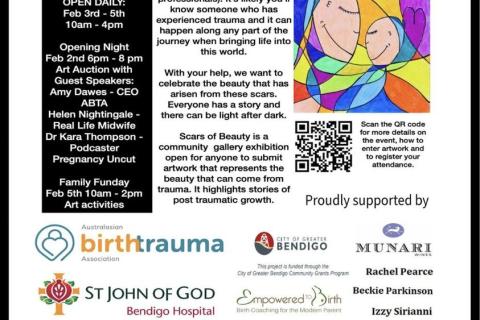 Scars of Beauty event poster 