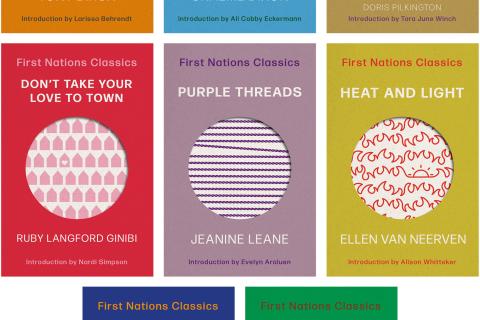 Queensland University Press First Nations Classics collection covers