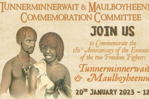 181st Tunnerminnerwait and Maulboyheenner Commemoration event poster