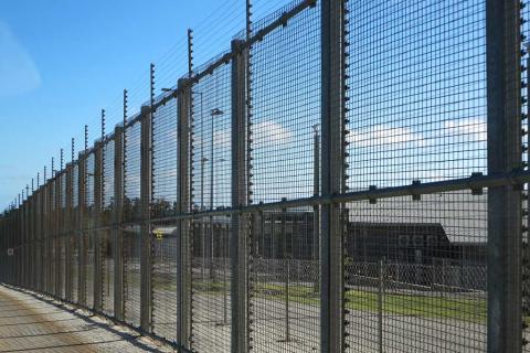 Detention Center Fence