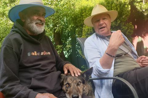 Gary Foley and Angelo Grando
