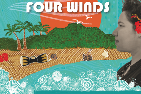 A picture of Jessie Lloyd's latest album cover, Four Winds - Ailan Songs Project