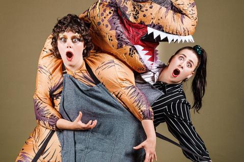"The World According to Dinosaurs" by Belle Hansen & Amelia Newman. Photo: Darren Gill