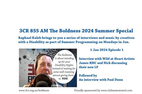 3CR 855 AM  The Boldness Summer Programming Digital Flyer Using Art To Connect with Others 